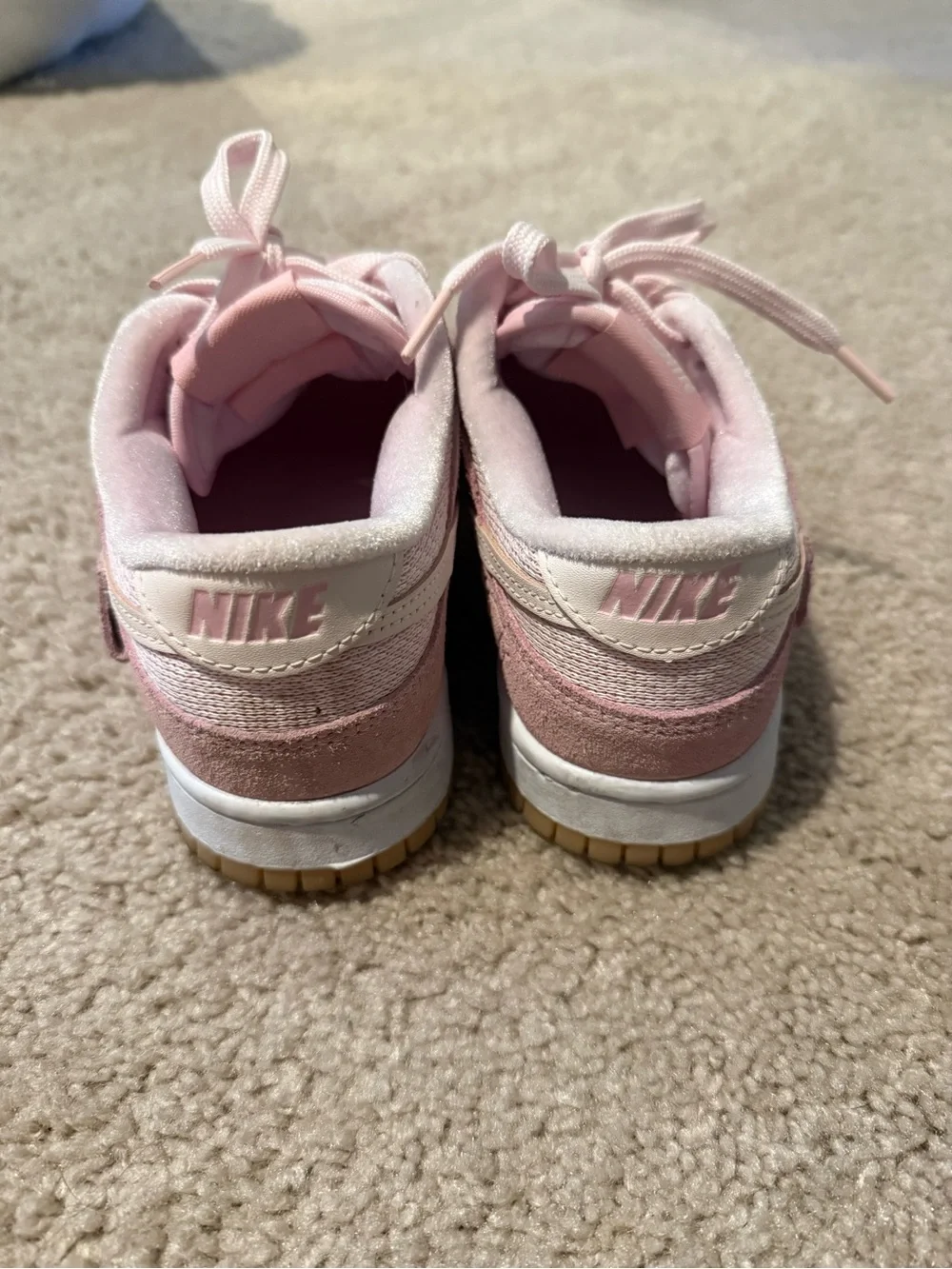 Teddy Bear Pink Nike Women’s Dunks